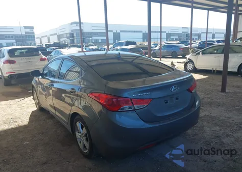 2013 Hyundai Elantra Gls from USA, damaged, VIN 5NPDH4AEXDH406307